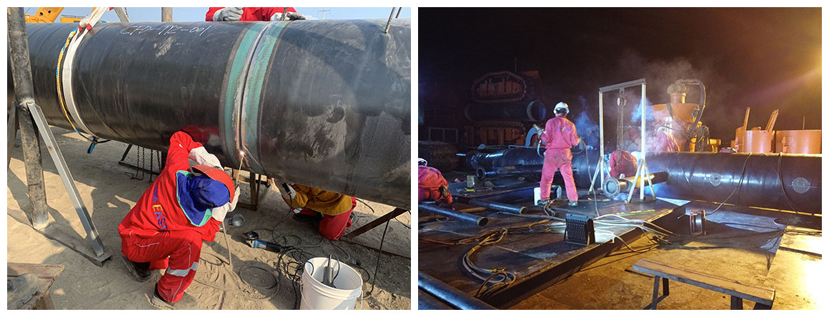 曹妃甸工業區入(rù)海排(pái)汙口工程項目正在進行中 曹妃甸工業區入海排汙口工程項目正在進行中