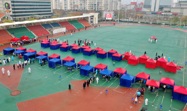 天津濱海新區啟動全員核酸檢(jiǎn)測(cè) 天津濱海新區啟動全員核酸檢測