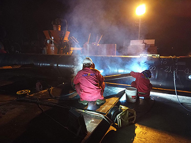 曹妃甸工業區入海排汙口工程項目順利完工 曹妃(fēi)甸工業區入海排汙口工程項目順利完工