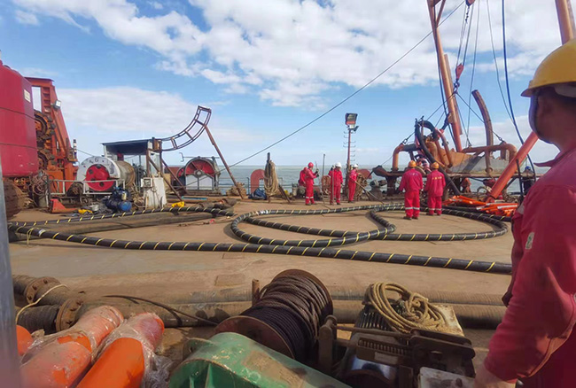 祝賀江蘇如（rú）東H5 35KV海纜敷設工程項目完工